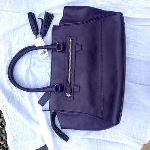 Purple coach purse